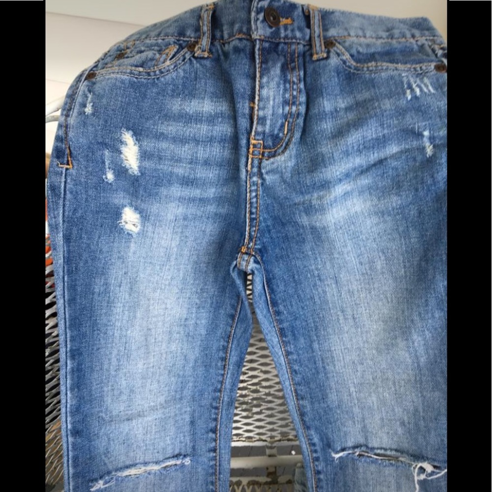 Girls Distressed Chor Designer Jeans